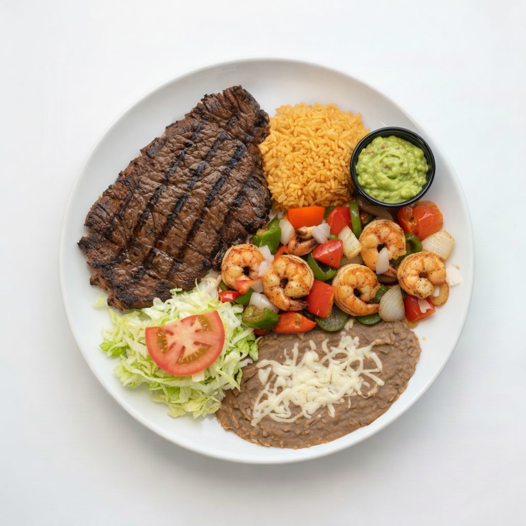 Steak & Shrimp Fajita.