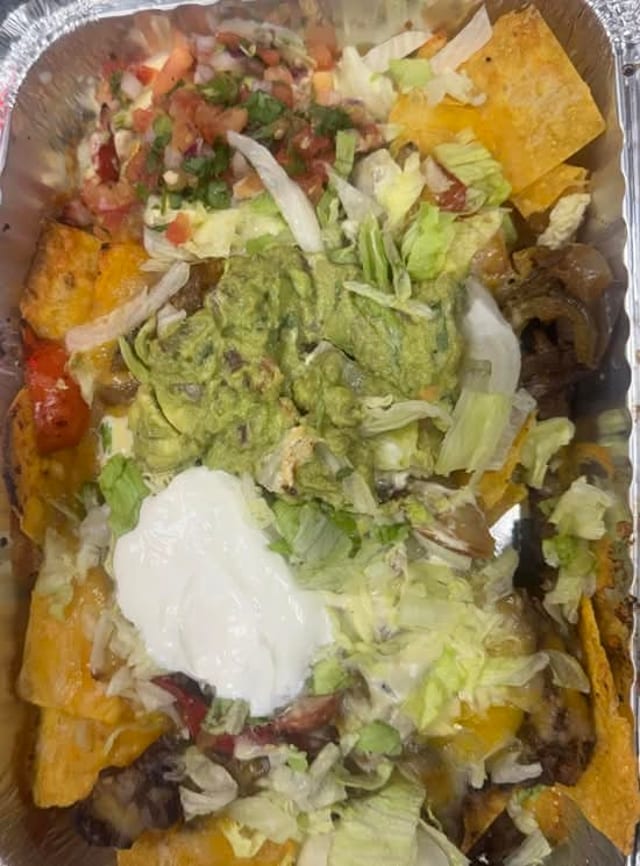 Fajitas Nachos.